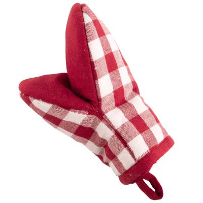 Set 2 agafadors de cuina 100% cot� Vichy vermell