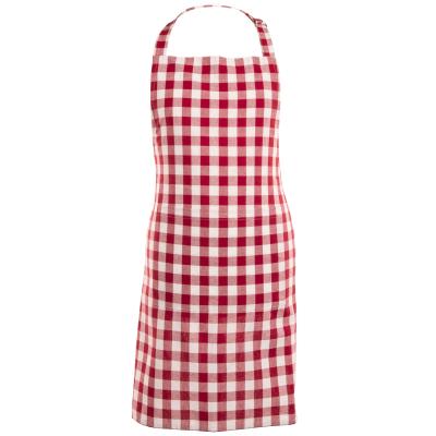 Davantal de cuina 100% cot� Vichy vermell