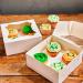 Set 3 caixes per 4 cupcakes Blanc