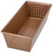 Motllo rectangular pa perforat daurat 25 cm