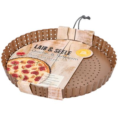 Motllo quiche perforat fons m�bil daurat