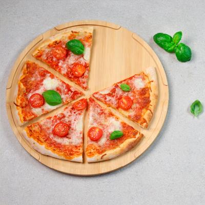 Plat pizza amb 6 servidors bamb� 36 cm
