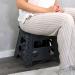 Taburet plegable 36x30x 32 cm h negre