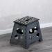 Taburet plegable 36x30x 32 cm h negre