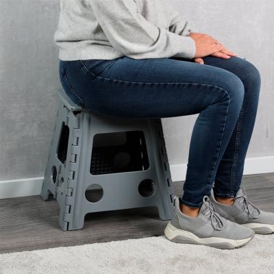 Taburet plegable 31x22x 39 cm h gris