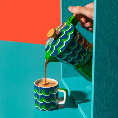 Tassa espresso 120 ml Cyan tides blue