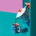 Tassa espresso 120 ml Floral blue
