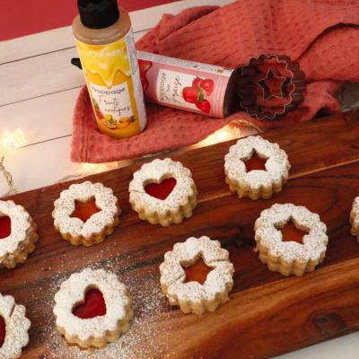 Set 4 talladors galetes Linzer Nadal