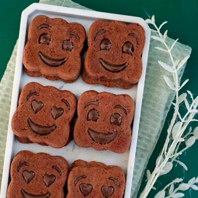 Motllo silicona Biscuit Kawai Cookie 8 cav.