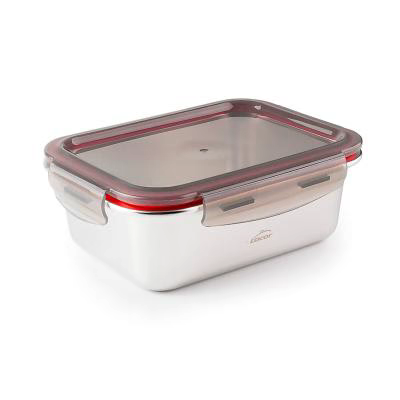 Tupper acero rectangular tapa pl�stico