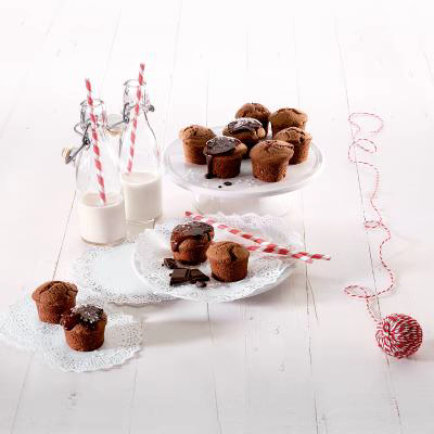 Motllo mini muffins silicona 11 cav.x50 ml negre