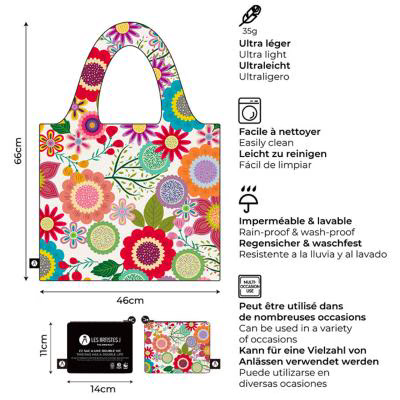 Bossa compra plegable reciclada Lemon