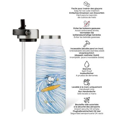 Ampolla t�rmica 2.0 Sport 1000 ml Surfing Snoopy