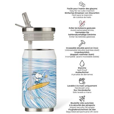 Llauna t�rmica pull Can'it 280 ml Surfing Snoopy