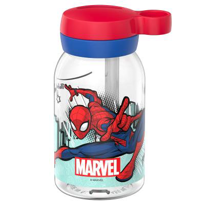 Ampolla amb canyeta 450 ml Spiderman