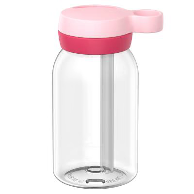 Botella con pajita 450 ml