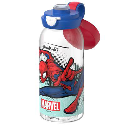 Ampolla Flip tapa abatible 600 ml Spiderman