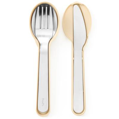 Joc 3 coberts amb funda Lekue Natural