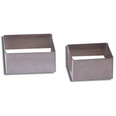 Anella quadrada inox 20x5h cm