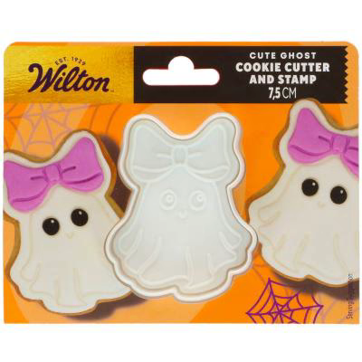 Tallador galetes amb segell Wilton Fantasma 7,5 cm