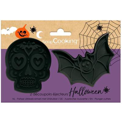 Set 2 Talladors galetes i fondant Halloween