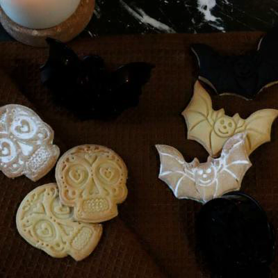 Set 2 Talladors galetes i fondant Halloween