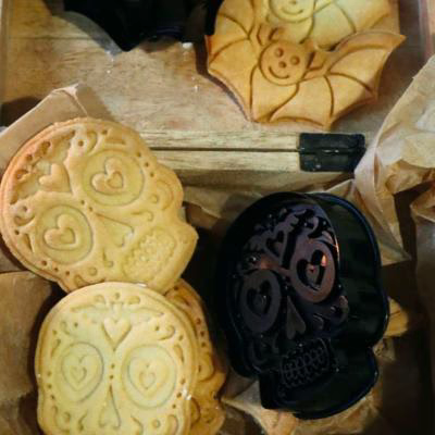 Set 2 Talladors galetes i fondant Halloween