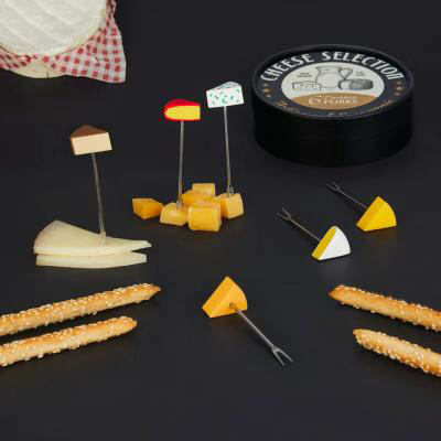 Set 8 forquilles formatges Cheese Selection