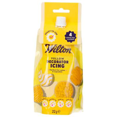 Tub gla�a Wilton amb 4 boquilles 212 g groc