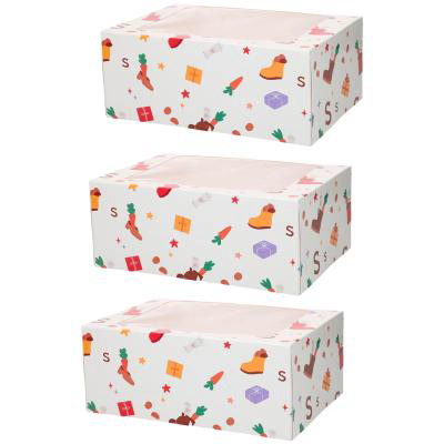 Set 3 caixes per 6 cupcakes Santa