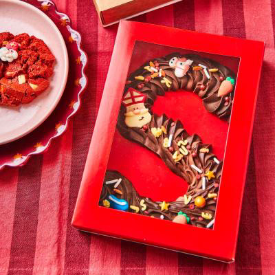 Set 10 caixes dol�os i bombons 20x14x3,5 cm verm
