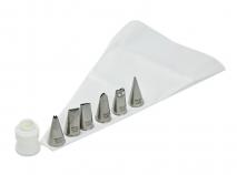 Juego 8 boquillas decoraci�n, adaptador y manga