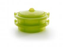 Vaporera silicona Lekue 2 pisos