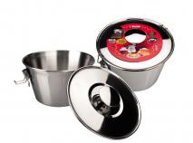 Flanero con tapa y cierre inox. 18 cm 