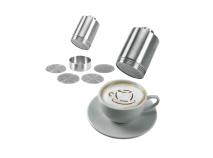 Juego decoraci�n capuccino 4 plantilles