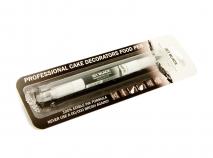 Rotulador alimentario doble punta negro