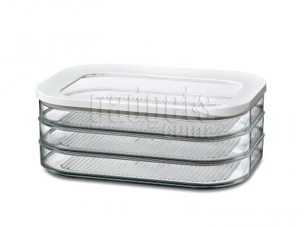 Fiambrera embutidos Modula triple 3x550 ml