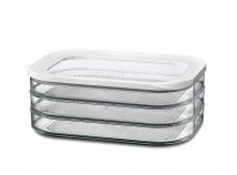 Fiambrera embutidos Modula triple 3x550 ml