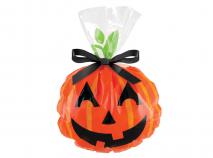 Bolsa para galletas x 12 Calabaza Jack O Lantern