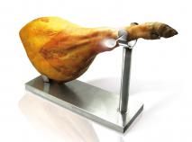 Jamonero desmontable extraplano en acero inoxidabl