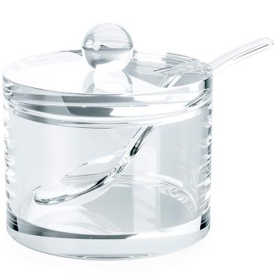 Azucarero cil�ndrico transparente acr�lico