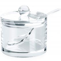 Sucrera cilndrica transparent acrlica