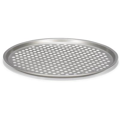 Bandeja pizza con agujeros met�lica 31cm