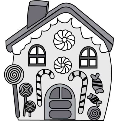 Molde Mona Pascua chocolate Casita Hansel&Gretel