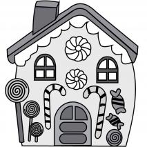 Molde Mona Pascua chocolate Casita Hansel&Gretel