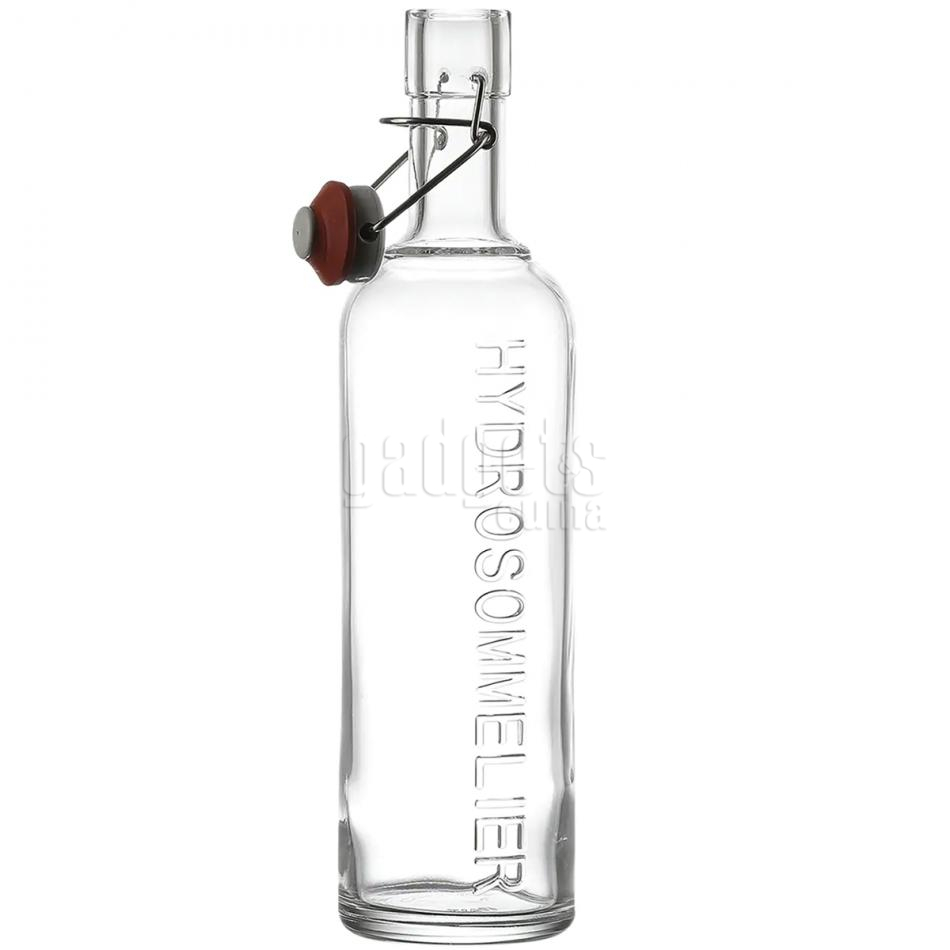 Botella cristal para agua Hydrosommelier 1 L, botella agua cristal
