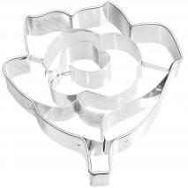 Cortador galletas rosa 6 cm