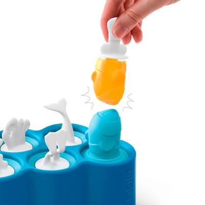 Molde 6 helados Zoku peces Fish pops