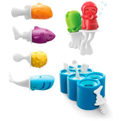 Molde 6 helados Zoku peces Fish pops