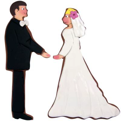 Cortador galletas novio boda 9,5 cm